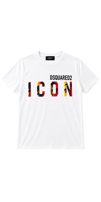 Dsquared2 ICON Sunset Cool T-Shirt Herren Weiß