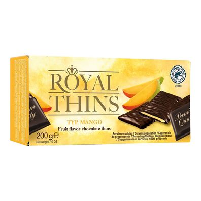 Royal Thins Mangocreme-Täfelchen