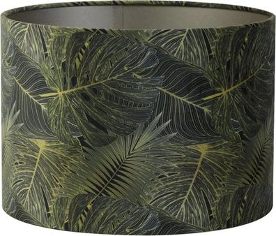 Light & Living - Lampenschirm Zylinder Amazone - Grün - Ø40x30cm - Stoffschirm