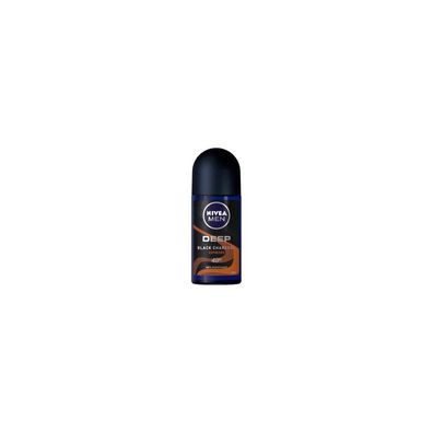 Niveadeo Roll On Deep Espresso für Herren, 50 ml, karbonschwarz