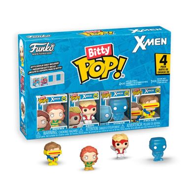 Blister Bitty POP Marvel X-Men Jeansgrau mit 4 Figuren