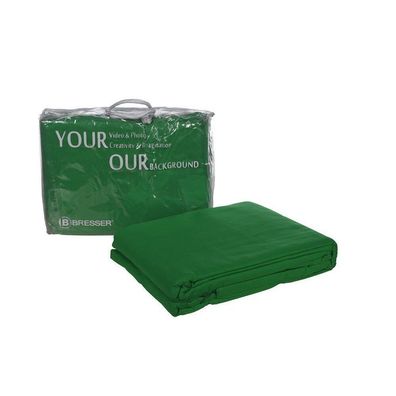 Bresser - F000404 - Y-9 Hintergrundstoff 2,5 x 3m Greenscreen/ Chromakey Grün