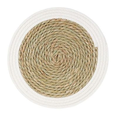 Tischmatte Boho Natural 35 cm weiß Ambition