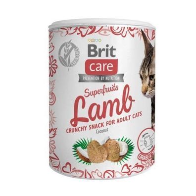 Brit Care Cat Snack Superfruits Lamb Kokos 100g