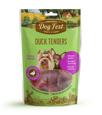 Dog Fest Leckerli für kleine Hunderassen „Duck Tenders“ 55 g