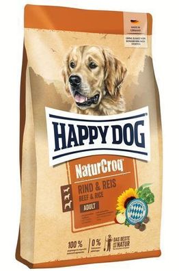 Happy Dog NaturCroq Rind & Reis 15kg