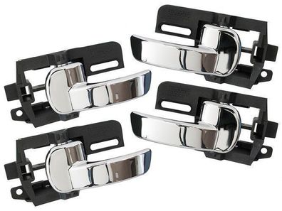Nissan Qashqai 2007- Türgriffe innen, Chrom, 4-teiliges Set