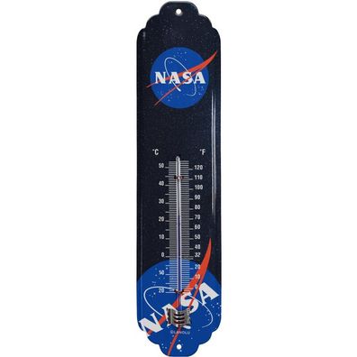 LANOLU Wandthermometer NASA 7x28cm Retro Vintage Deko Thermometer
