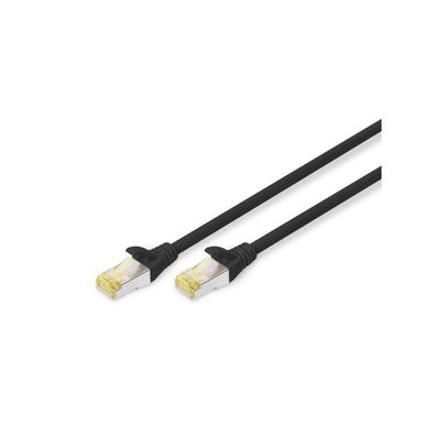 Digitus CAT 6A S/FTP Patchkabel, 7m, schwarz