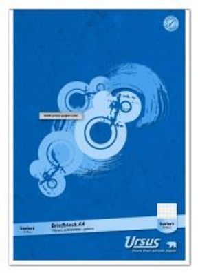 Ursus Basic Briefblock A4 50 Blatt 70g/qm kariert