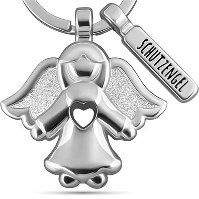 LANOLU Schlüsselanhänger Flocke - Silber