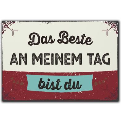 LANOLU Fotomagnet Das Beste bist du - 8x5,5 cm