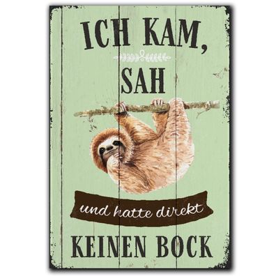 LANOLU Fotomagnet Faultier, sah, kam, bock - 8x5,5 cm