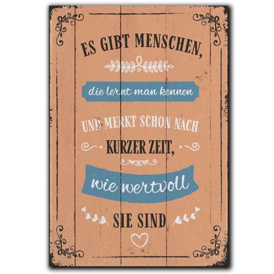 LANOLU Fotomagnet "Menschen die wertvoll sind" - 8 x 5,5 cm