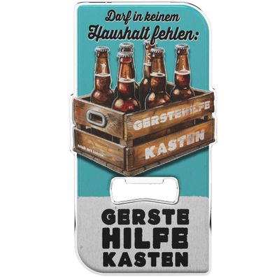 LANOLU Magnet Flaschenöffner Gerste Hilfe Kasten