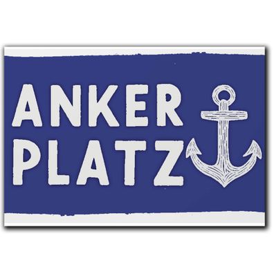 LANOLU Fotomagnet Ankerplatz 8 x 5,5 cm