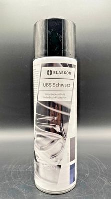 Elaskon Unterbodenschutz UBS schwarz 500ml Spray Wachsbasis Rostschutz