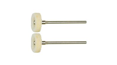 Proxxon Polierstift-Set Filz, mit Aufnahmestift, S Radform, Kopf