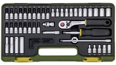 Proxxon Steckschlüsselsatz 1/4", Feinmechanik mit im Kunststoffk