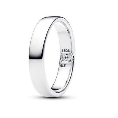 Ring 56 - Silber - Gravierbarer Bandring