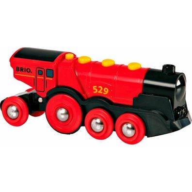BRIO World Rote Lola Batterielok, Spielfahrzeug (rot)