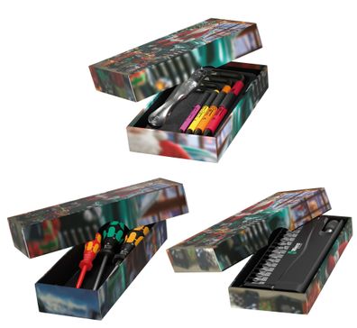 Wera Christmas 2026 Bit-Check 30 PH PZ TX + Tool-Card Hex-Plus 3-6 mm + Schraubend