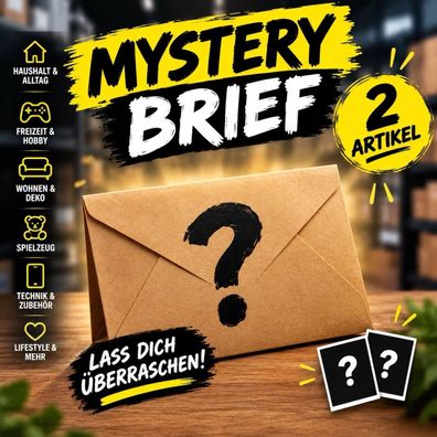 Mystery Brief 2 Artikel Überraschungspaket Restposten Neuware Mix