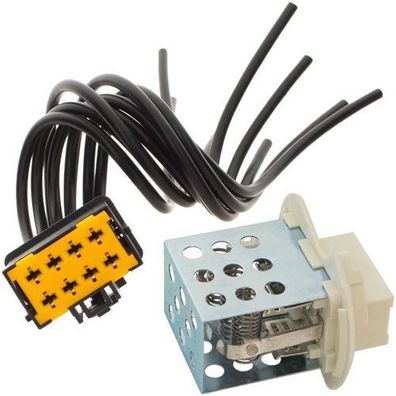 Gebläsewiderstand + Kabelbaum 8-Pin Set für Renault Master II Mascott Movano Intersta