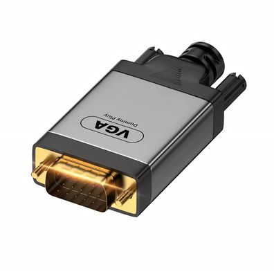 A95 VGA Virtual Display Dummy Plug Emulator Headless Adapter 1080P für PC Windows Mac