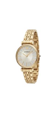 AR11608 Emporio Armani Gianni T-Bar Damenuhr Gold mit Kristall-Zifferblatt
