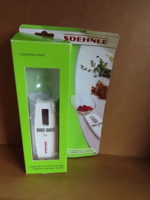 Digitale Küchenwaage Löffelwaage weiß Soehnle Cooking Star 66220