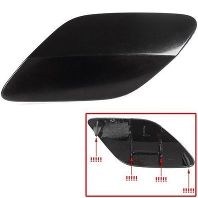 VW Golf PLUS 09-14 Scheinwerferwaschdüsendeckel Schwarz links