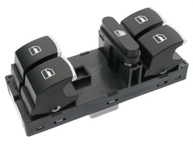 VW Golf VI 09-13 Kombischalter für elektrische Fensterheber, Chrom