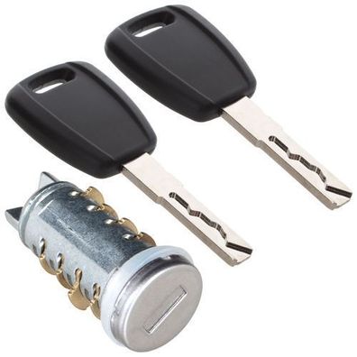 Fiat Doblo I 01-10 Türgriffschloss hinten + 2 Schlüssel (Set)