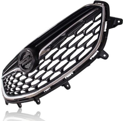 Opel Mokka 16-19 Scheinwerfergrill Schwarz + CHROM