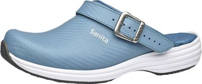 Sanita Damen Offener Clog Wave-Carbon Open Aqua