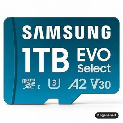 Samsung EVO Select 2024 microSDXC 1 TB Speicherkarte mit SD-Adapter, UHS-I U3 V3