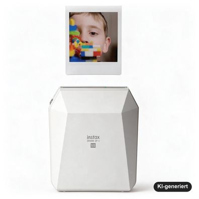 Fujifilm instax SHARE SP-3 Smartphone-Sofortbilddrucker für instax SQUARE Film,
