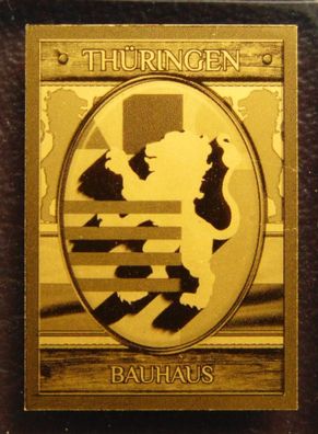 TSCHAD. 3000 Francs, Thüringen, "Bauhaus". Feingold 1/500 oz