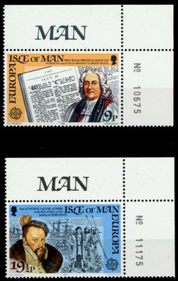 ISLE OF MAN 1982 Nr 213-214 postfrisch ECKE-ORE X7C77AA