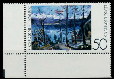 BRD BUND 1978 Nr 986 postfrisch ECKE-ULI X8C9806