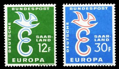 SAAR OPD 1958 Nr 439-440 postfrisch S03518A