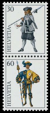 Schweiz Zusammendruck Nr B22Zd3 postfrisch SENKR PAAR S2D42A2