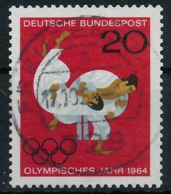 BRD BUND 1964 Nr 451 zentrisch gestempelt X6A33C6