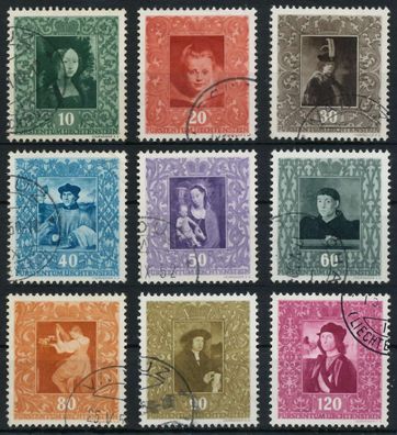 Liechtenstein 1949 Nr 268-276 gestempelt X1332EA