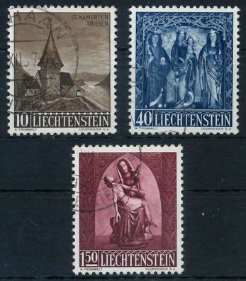 Liechtenstein 1957 Nr 362-364 gestempelt X13389E
