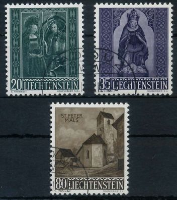 Liechtenstein 1958 Nr 374-376 gestempelt X133916