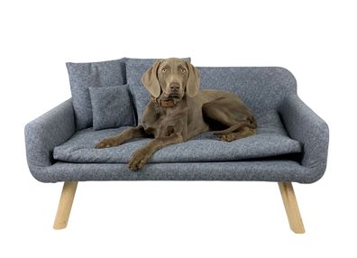 Hundesofa NEW mit Kissen Polstersofa Couch Hundebett versch. Farben