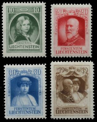 Liechtenstein 1929 Nr 90-93 postfrisch ungebraucht X142972