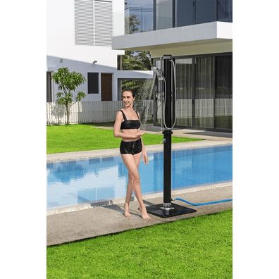 Bestway Gartendusche Solar Flow Schwarz 20 L